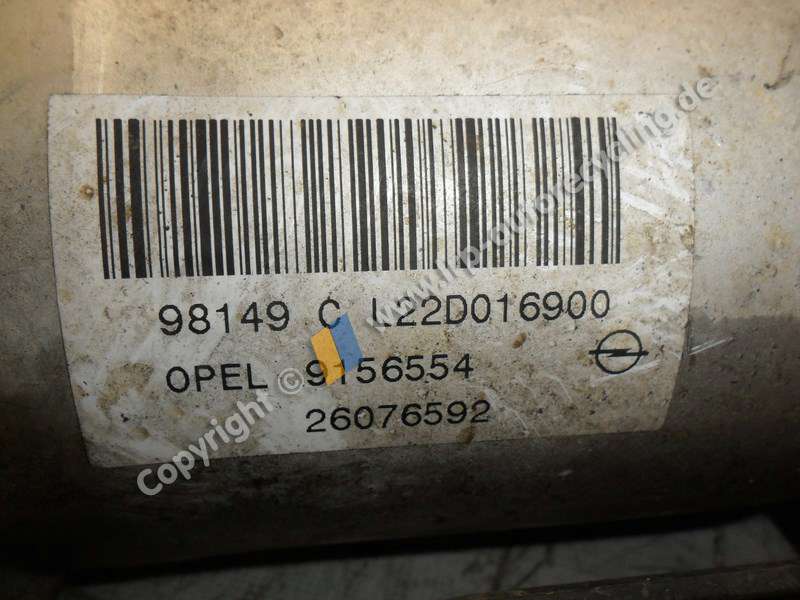 Opel Astra G Servopumpe elektrohydraulisch 9156554 26076592 1.8 85kw BJ1998